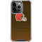 NFL Cleveland Browns Breakaway iPhone 15 Pro Clear Case