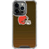 NFL Cleveland Browns Breakaway iPhone 15 Pro Clear Case