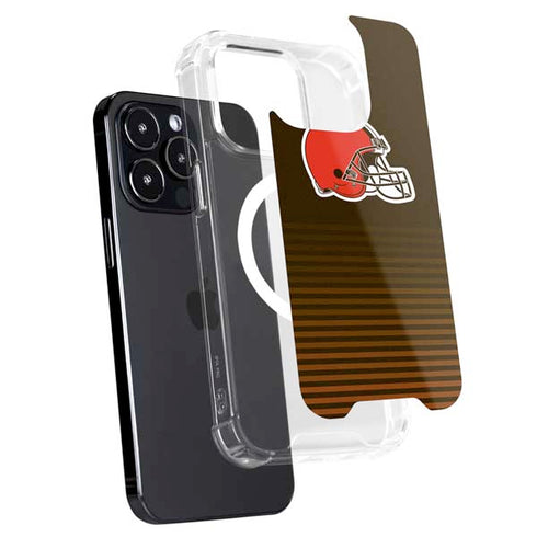 NFL Cleveland Browns Breakaway iPhone 15 Pro MagSafe Case