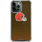 NFL Cleveland Browns Breakaway iPhone 14 Pro Max Clear Case