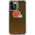NFL Cleveland Browns Breakaway iPhone 14 Pro Max Clear Case