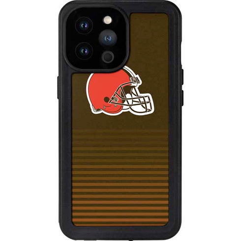 NFL Cleveland Browns Breakaway iPhone 14 Pro Max Waterproof Case