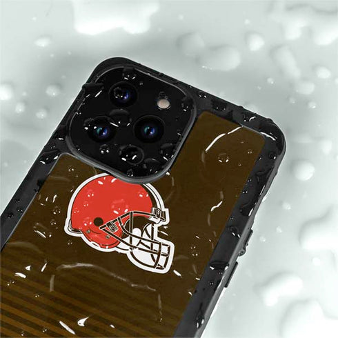 NFL Cleveland Browns Breakaway iPhone 14 Pro Max Waterproof Case