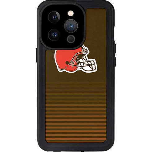 NFL Cleveland Browns Breakaway iPhone 14 Pro Waterproof Case