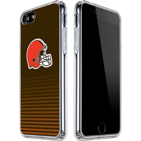NFL Cleveland Browns Breakaway iPhone SE (2nd & 3rd Gen) Clear Case