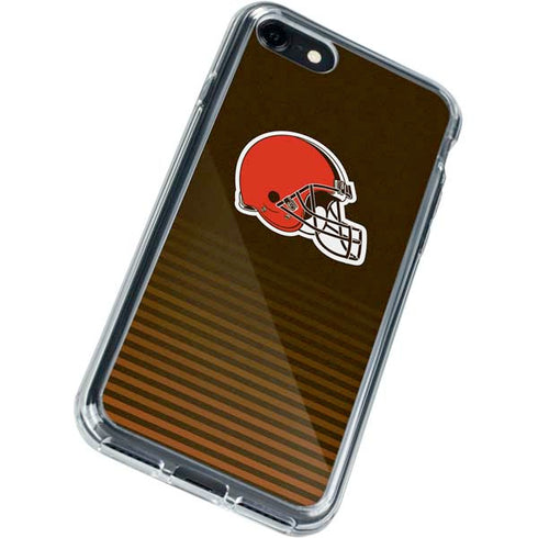 NFL Cleveland Browns Breakaway iPhone SE (2nd & 3rd Gen) Clear Case