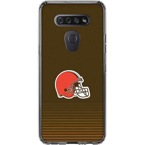 NFL Cleveland Browns Breakaway LG K51/Q51 Clear Case