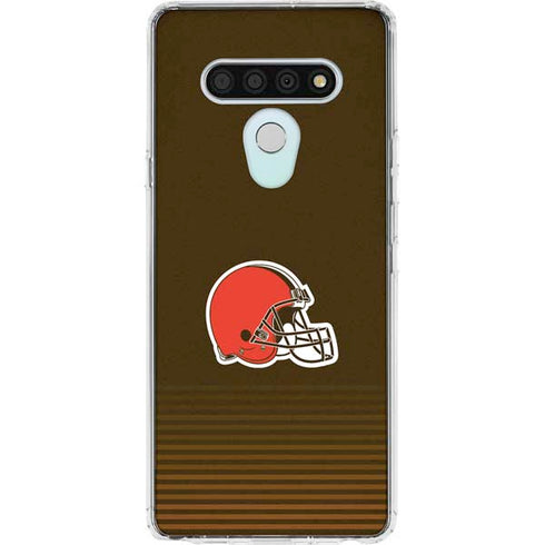 NFL Cleveland Browns Breakaway LG Stylo 6 Clear Case