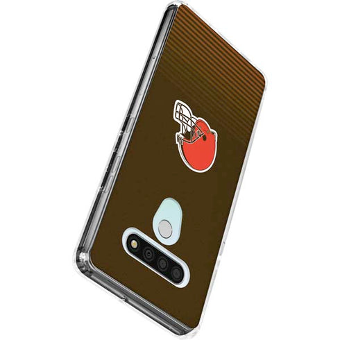 NFL Cleveland Browns Breakaway LG Stylo 6 Clear Case