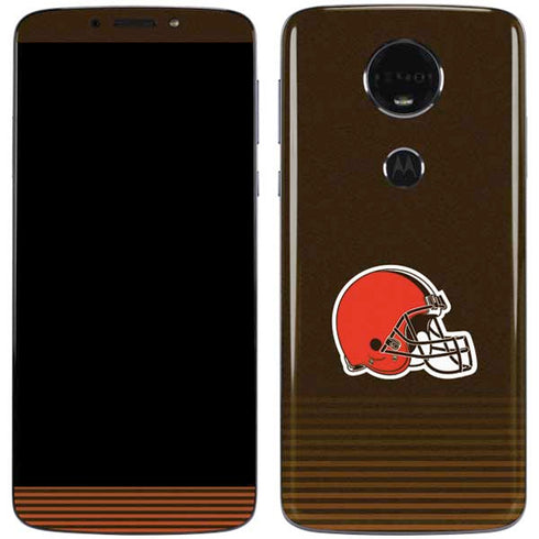 NFL Cleveland Browns Breakaway Moto E5 Plus Skin
