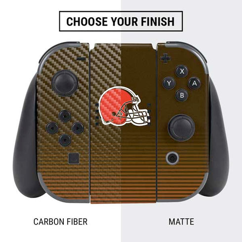 NFL Cleveland Browns Breakaway Nintendo Switch Bundle Skin