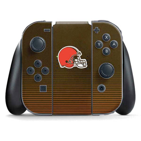 NFL Cleveland Browns Breakaway Nintendo Switch (2017-2021) Joy-Con Controller Skin