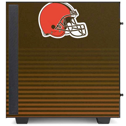 NFL Cleveland Browns Breakaway NZXT H510 Compact ATX Mid-Tower Case Skin