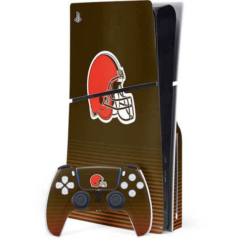 NFL Cleveland Browns Breakaway PS5 Slim Disk Bundle Skin