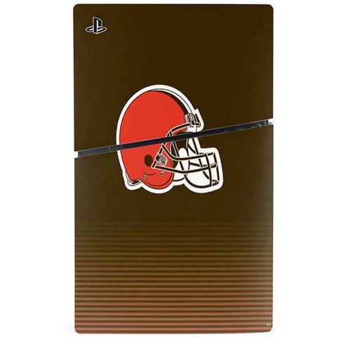 NFL Cleveland Browns Breakaway PS5 Slim Disk Console Skin
