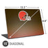 NFL Cleveland Browns Breakaway Universal Laptop 15in (12.2 x 8.8in) Skin