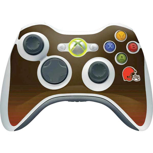 NFL Cleveland Browns Breakaway Xbox 360 Wireless Controller Skin