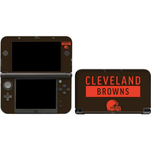 NFL Cleveland Browns Brown Performance Series 3DS XL 2015 Skin