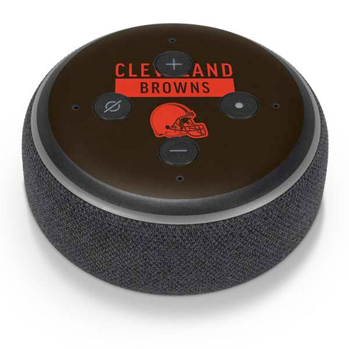 NFL Cleveland Browns Brown Performance Series Amazon Echo Dot Skin