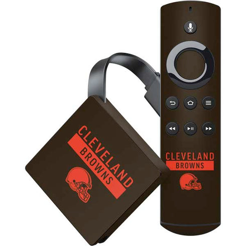 NFL Cleveland Browns Brown Performance Series Amazon Fire TV Skin