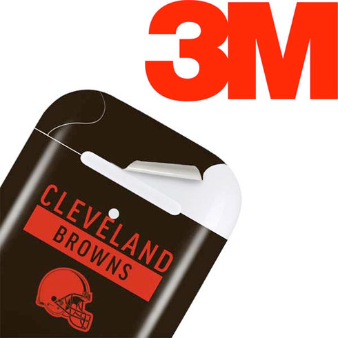 NFL Cleveland Browns Brown Performance Series Apple AirPods 2 Skin