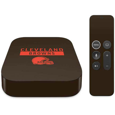 NFL Cleveland Browns Brown Performance Series Apple TV Skin