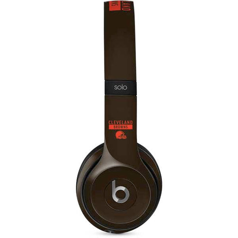 NFL Cleveland Browns Brown Performance Series Beats Solo 2 Wired Skin