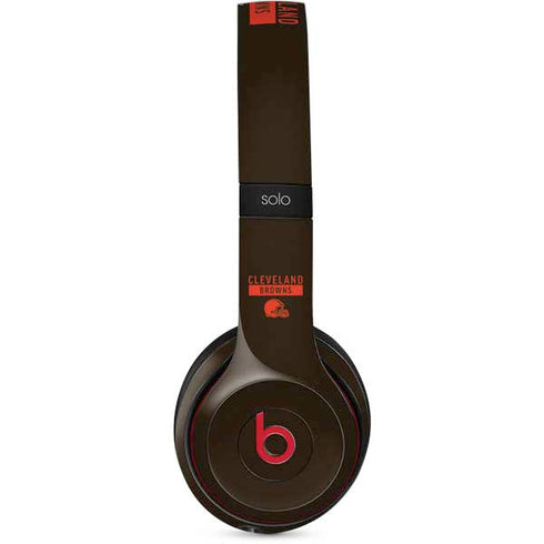 NFL Cleveland Browns Brown Performance Series Beats Solo 2 Wireless Skin