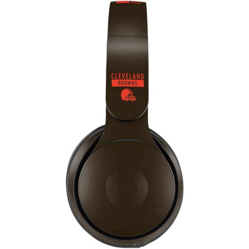 NFL Cleveland Browns Brown Performance Series Beats Solo Pro Skin