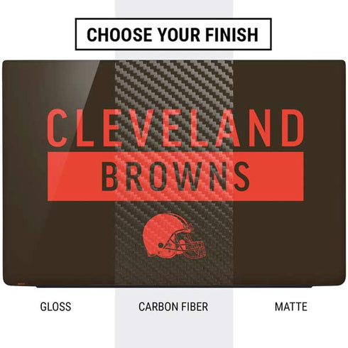 NFL Cleveland Browns Brown Performance Series Dell Vostro Skin