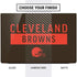 NFL Cleveland Browns Brown Performance Series Dell Vostro Skin