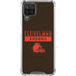 NFL Cleveland Browns Brown Performance Series Galaxy A12 Clear Case