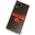 NFL Cleveland Browns Brown Performance Series Galaxy A12 Clear Case