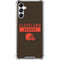 NFL Cleveland Browns Brown Performance Series Galaxy A15 5G Clear Case