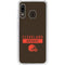 NFL Cleveland Browns Brown Performance Series Galaxy A20 Clear Case