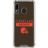 NFL Cleveland Browns Brown Performance Series Galaxy A30 Clear Case