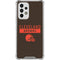 NFL Cleveland Browns Brown Performance Series Galaxy A33 5G Clear Case
