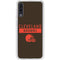 NFL Cleveland Browns Brown Performance Series Galaxy A50 Clear Case