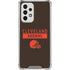 NFL Cleveland Browns Brown Performance Series Galaxy A53 5G Clear Case