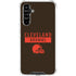 NFL Cleveland Browns Brown Performance Series Galaxy A54 5G Clear Case