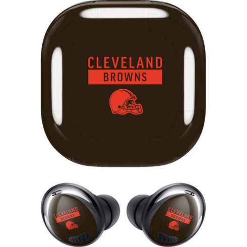 NFL Cleveland Browns Brown Performance Series Galaxy Buds Pro Skin