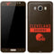 NFL Cleveland Browns Brown Performance Series Galaxy J7 Skin