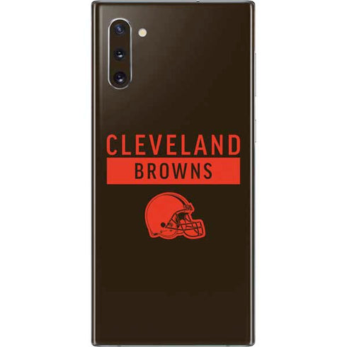 NFL Cleveland Browns Brown Performance Series Galaxy Note 10 Skin