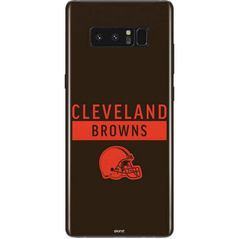 NFL Cleveland Browns Brown Performance Series Galaxy Note 8 Skin