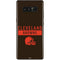 NFL Cleveland Browns Brown Performance Series Galaxy Note 8 Skin