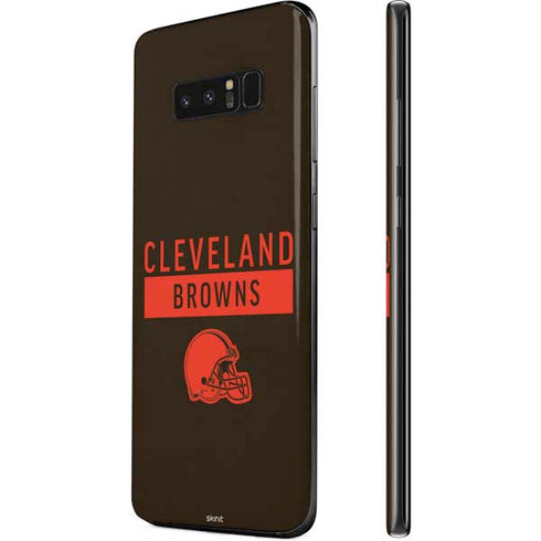 NFL Cleveland Browns Brown Performance Series Galaxy Note 8 Skin