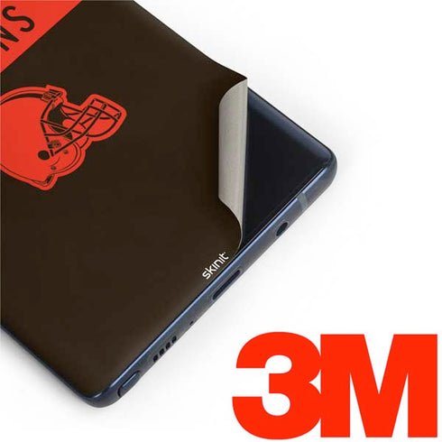 NFL Cleveland Browns Brown Performance Series Galaxy Note 9 Skin