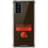 NFL Cleveland Browns Brown Performance Series Galaxy Note20 5G Clear Case