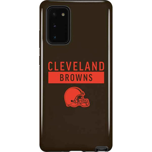 NFL Cleveland Browns Brown Performance Series Galaxy Note20 5G Pro Case
