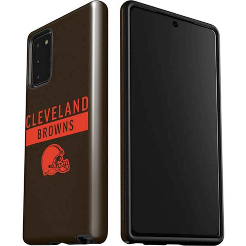 NFL Cleveland Browns Brown Performance Series Galaxy Note20 5G Pro Case